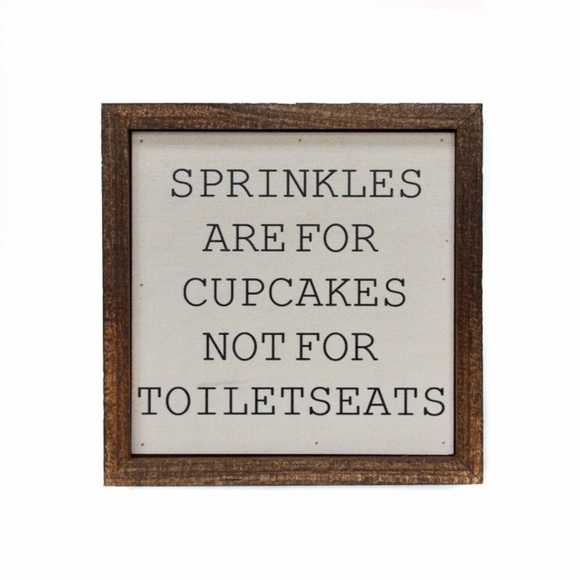 Rustic Wood Quirky Quote Decor - Picture 1 of 1